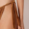 Bikini Briefs with Side Ties Shiny Satin