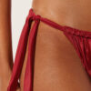 Bikini Briefs with Side Ties Shiny Satin