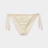 Bikini Briefs with Side Ties Shiny Satin