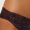 Brazilian Bikini Bottom Dark Animalier