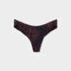 Brazilian Bikini Bottom Dark Animalier