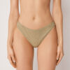 Brazilian Bikini Bottoms Metallic Glow
