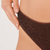 Brazilian Bikini Bottoms Metallic Glow