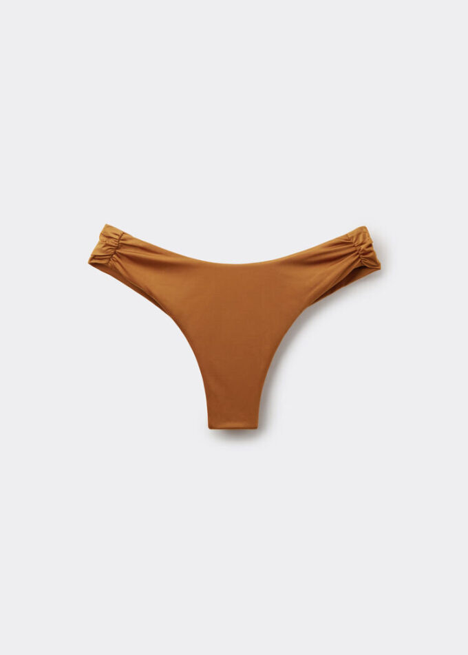 Brazilian Bikini Bottoms Shiny Satin