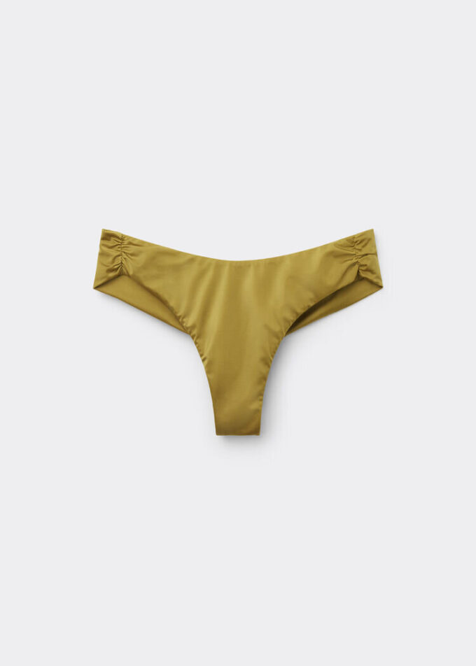 Brazilian Bikini Bottoms Shiny Satin