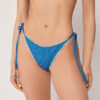 Brazilian Side Tie Swimsuit Bottom Sea Corals