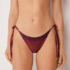 Brazilian String Swimsuit Bottom Soft Shades Brazilian String Swimsuit Bottom Soft Shades