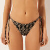 Brazilian Swimsuit Bottom Golden Ethnic Brazilian Swimsuit Bottom Golden Ethnic