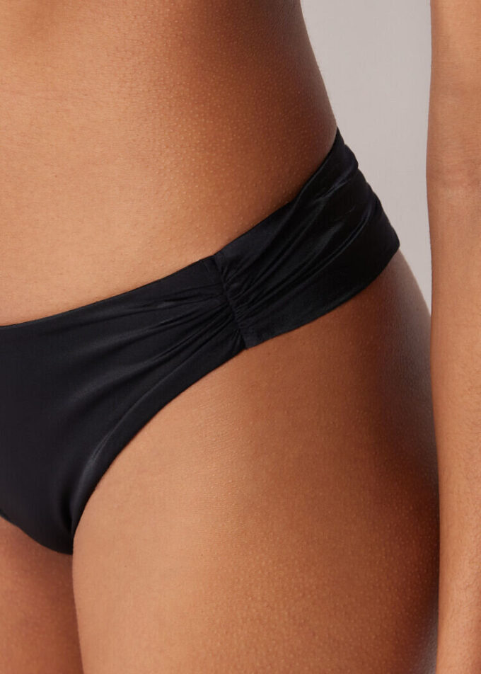 Brazilian Swimsuit Bottom Shiny Satin Brazilian Swimsuit Bottom Shiny Satin