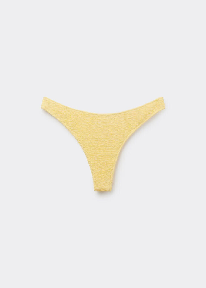 Brazilian Swimsuit Bottoms Crinkle Waves Brazilian Swimsuit Bottoms Crinkle Waves
