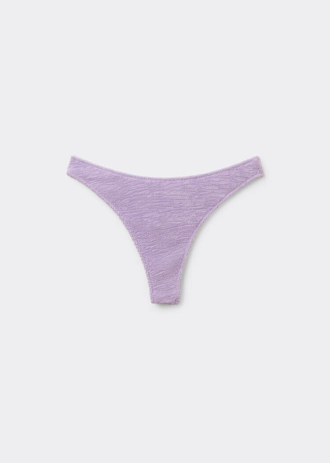 Brazilian Swimsuit Bottoms Crinkle Waves Brazilian Swimsuit Bottoms Crinkle Waves