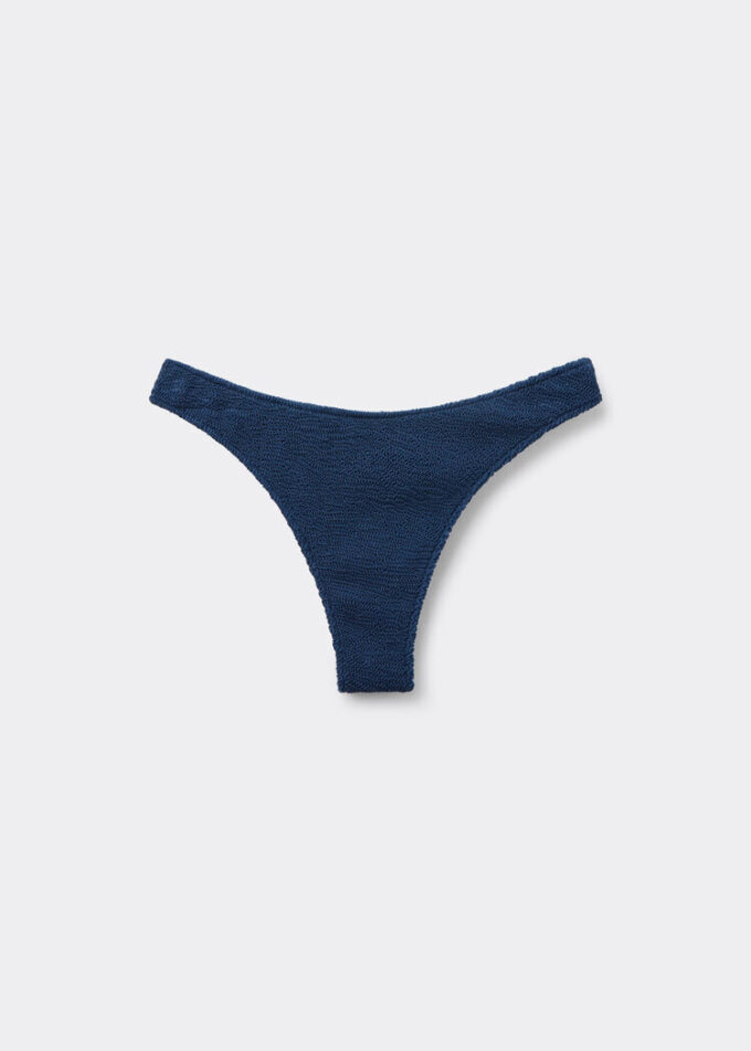Brazilian Swimsuit Bottoms Crinkle Waves Brazilian Swimsuit Bottoms Crinkle Waves