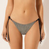 Brazilian Swimsuit Bottoms Golden Stripes Brazilian Swimsuit Bottoms Golden Stripes