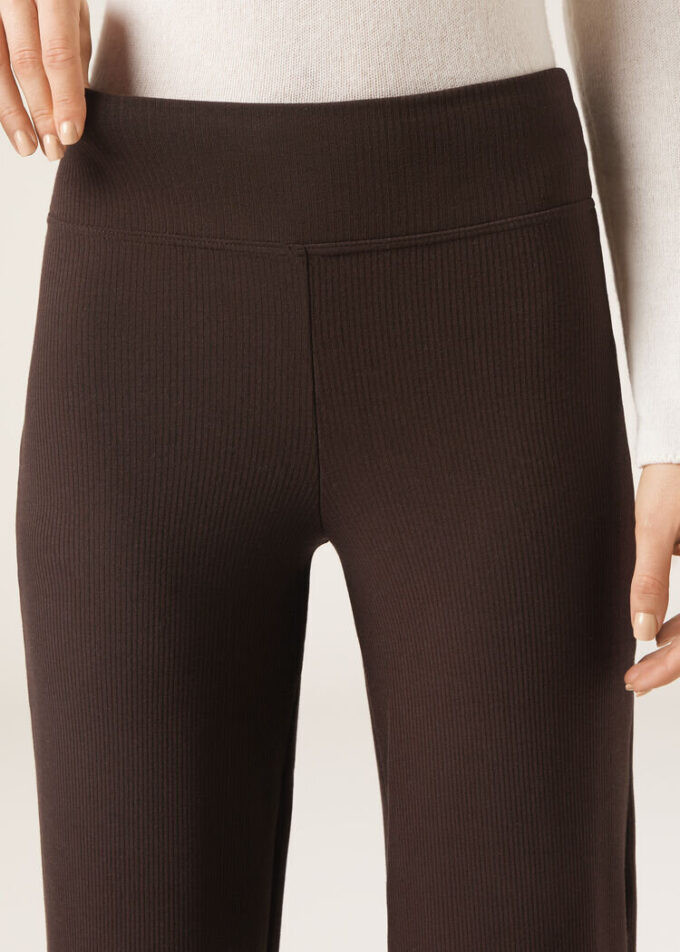 Cashmere Blend Palazzo Pants