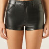 Coated Effect Hot Pants Coated Effect Hot Pants