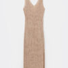 Crocheted Lamé Maxi Dress