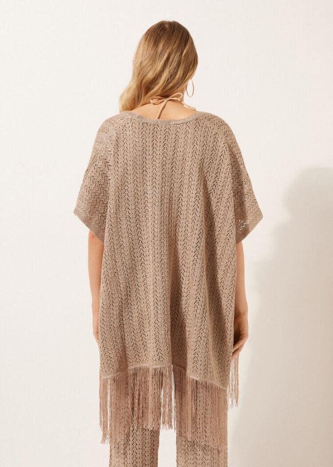 Crocheted Lamé Vest