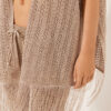 Crocheted Lamé Vest