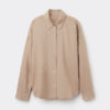 Cropped Linen and Viscose Shirt