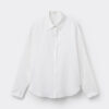 Cropped Linen and Viscose Shirt