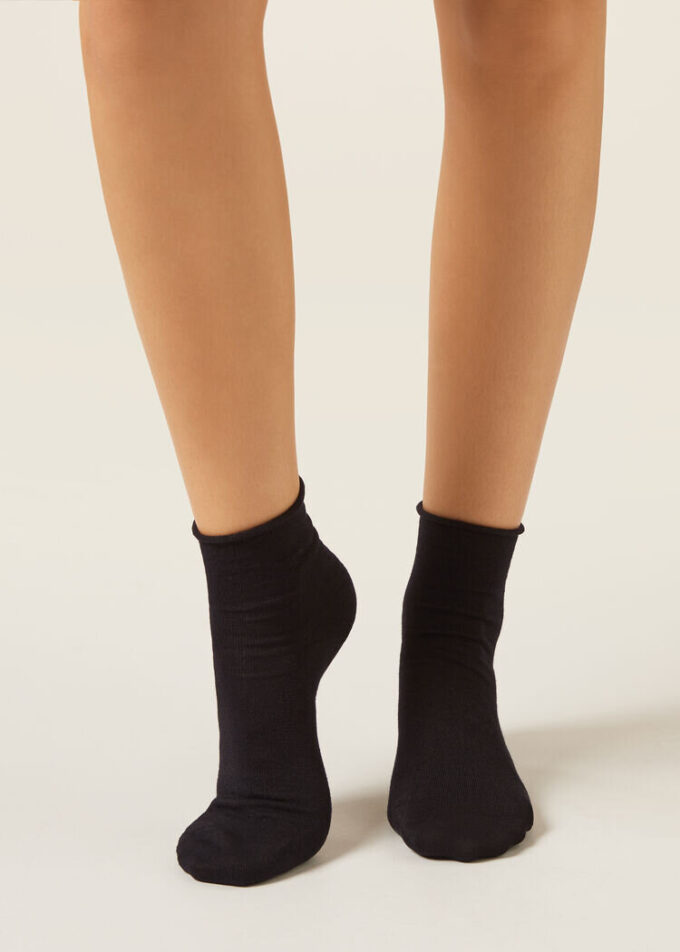 Cuffless Short Linen Socks Cuffless Short Linen Socks