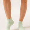 Cuffless Short Socks in Cotton