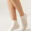 Cuffless Short Socks in Cotton