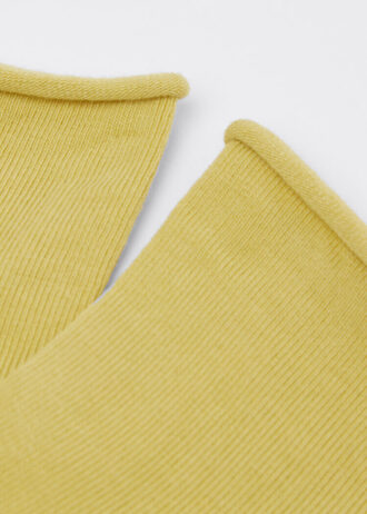 Cuffless Short Socks in Cotton