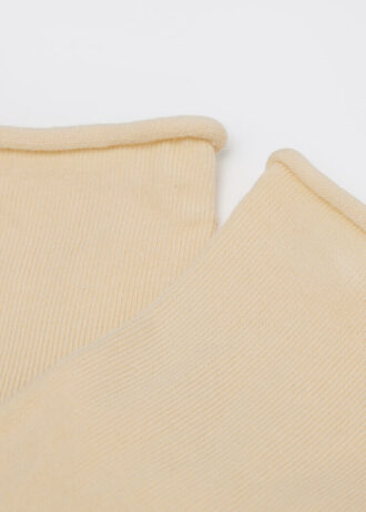 Cuffless Short Socks in Cotton