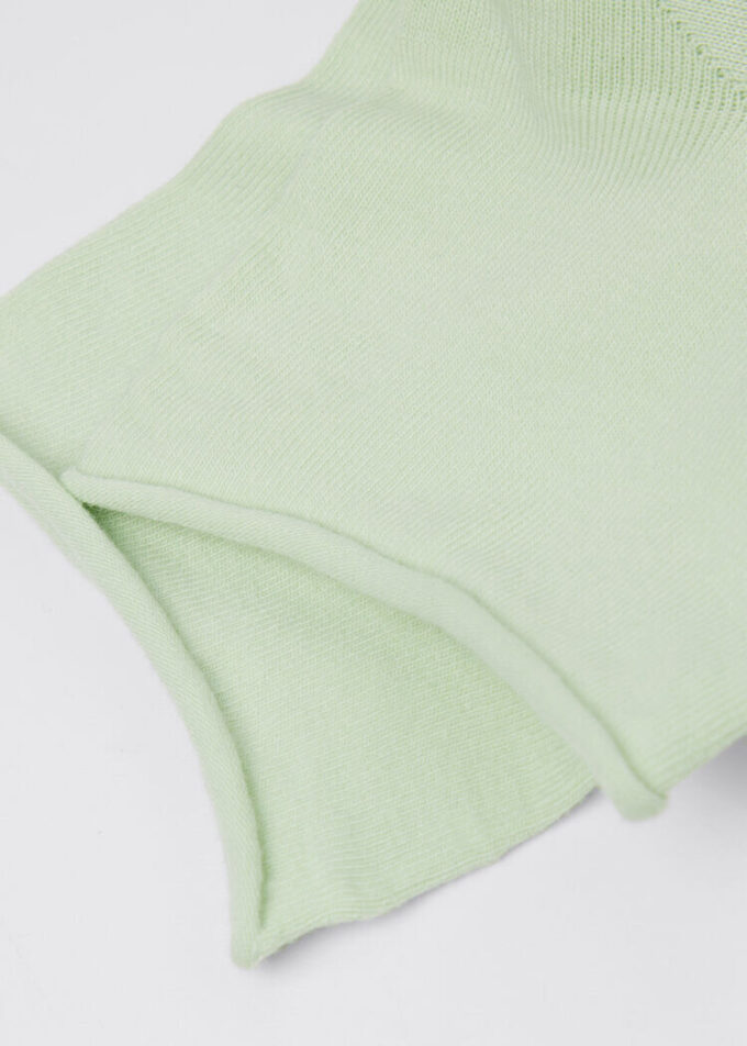 Cuffless Short Socks in Cotton
