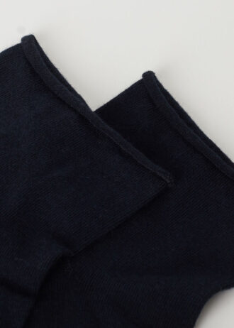 Cuffless Short Socks in Cotton