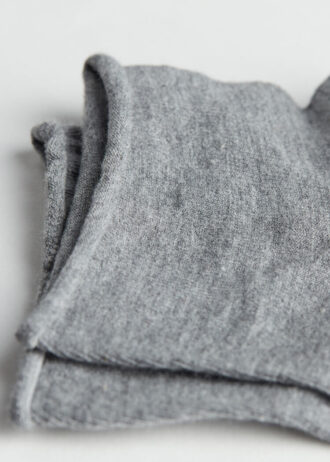 Cuffless Short Socks in Cotton