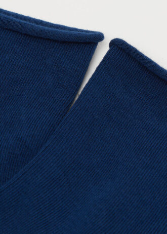 Cuffless Short Socks in Cotton