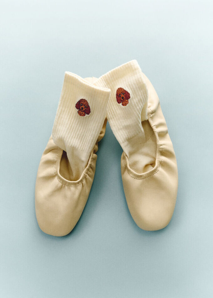 Dogs Embroidered Socks Dogs Embroidered Socks