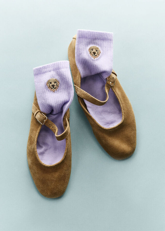 Dogs Embroidered Socks Dogs Embroidered Socks