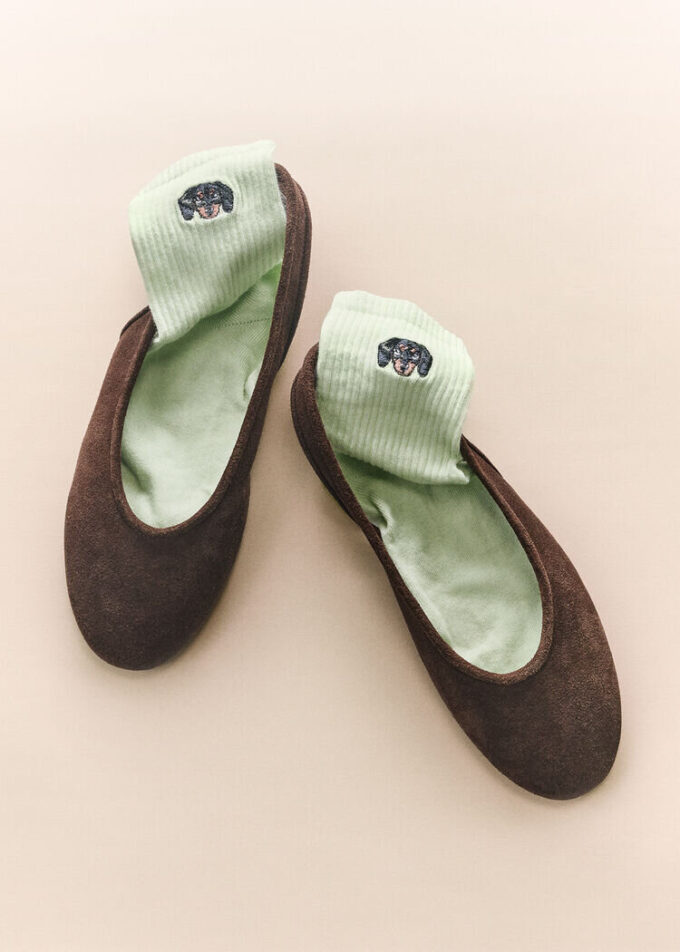 Dogs Embroidered Socks Dogs Embroidered Socks