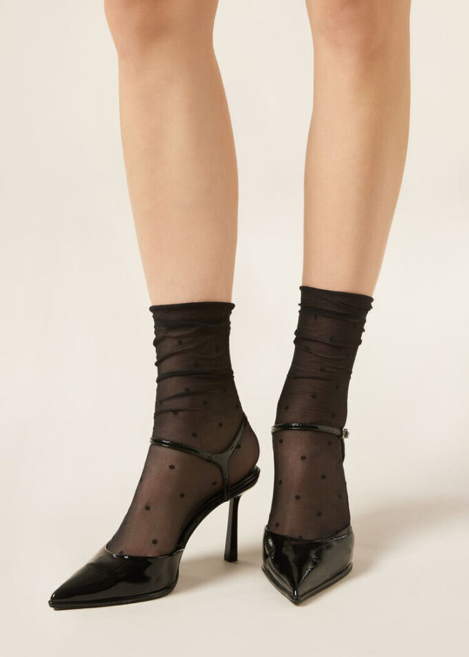 Dotted Sheer Socks Dotted Sheer Socks