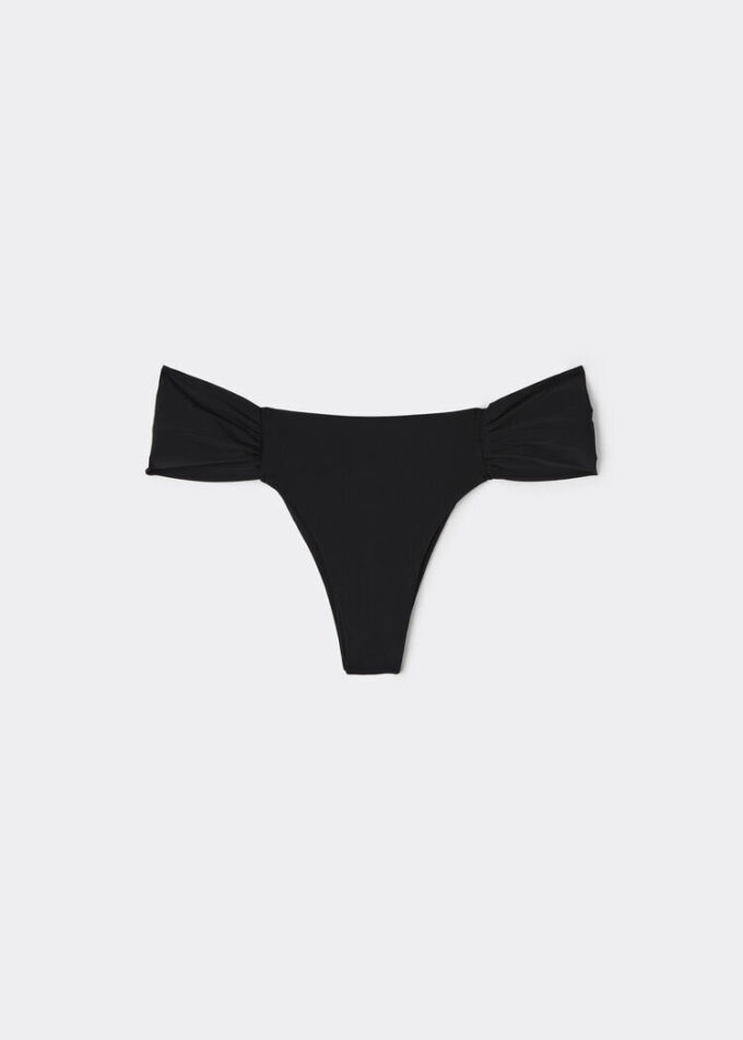 Draped Brazilian Swimsuit Bottom Indonesia Draped Brazilian Swimsuit Bottom Indonesia