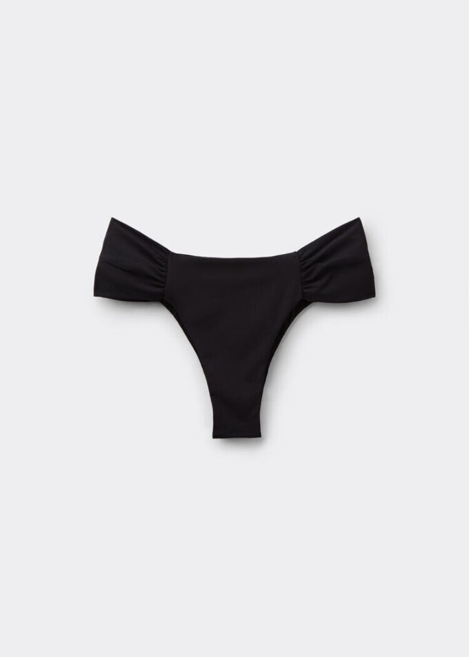 Draped Brazilian Swimsuit Bottom Premium Fit Draped Brazilian Swimsuit Bottom Premium Fit