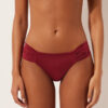 Draped Brazilian Swimsuit Bottom Shiny Satin Draped Brazilian Swimsuit Bottom Shiny Satin