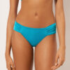 Draped Brazilian Swimsuit Bottom Shiny Satin Draped Brazilian Swimsuit Bottom Shiny Satin