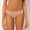 Draped Brazilian Swimsuit Bottom Shiny Satin Draped Brazilian Swimsuit Bottom Shiny Satin