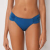 Draped Brazilian Swimsuit Bottom Shiny Satin Draped Brazilian Swimsuit Bottom Shiny Satin