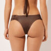 Draped Brazilian Swimsuit Bottom Shiny Satin Draped Brazilian Swimsuit Bottom Shiny Satin