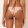 Draped Brazilian Swimsuit Bottom Shiny Satin Draped Brazilian Swimsuit Bottom Shiny Satin