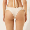 Draped Brazilian Swimsuit Bottom Shiny Satin Draped Brazilian Swimsuit Bottom Shiny Satin