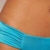 Draped Brazilian Swimsuit Bottom Shiny Satin Draped Brazilian Swimsuit Bottom Shiny Satin