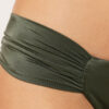 Draped Brazilian Swimsuit Bottom Shiny Satin Draped Brazilian Swimsuit Bottom Shiny Satin