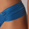Draped Brazilian Swimsuit Bottom Shiny Satin Draped Brazilian Swimsuit Bottom Shiny Satin