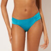 Draped Brazilian Swimsuit Bottom Shiny Satin Draped Brazilian Swimsuit Bottom Shiny Satin